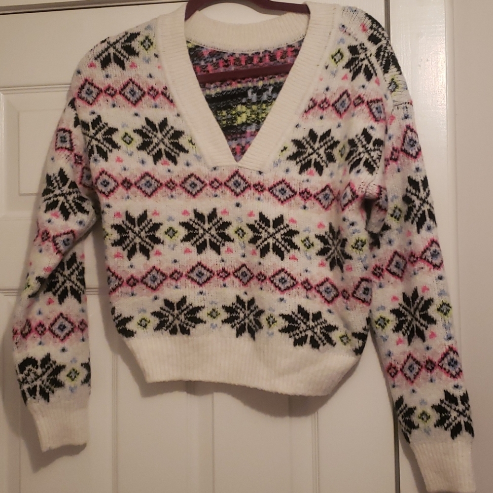 Pink sweater